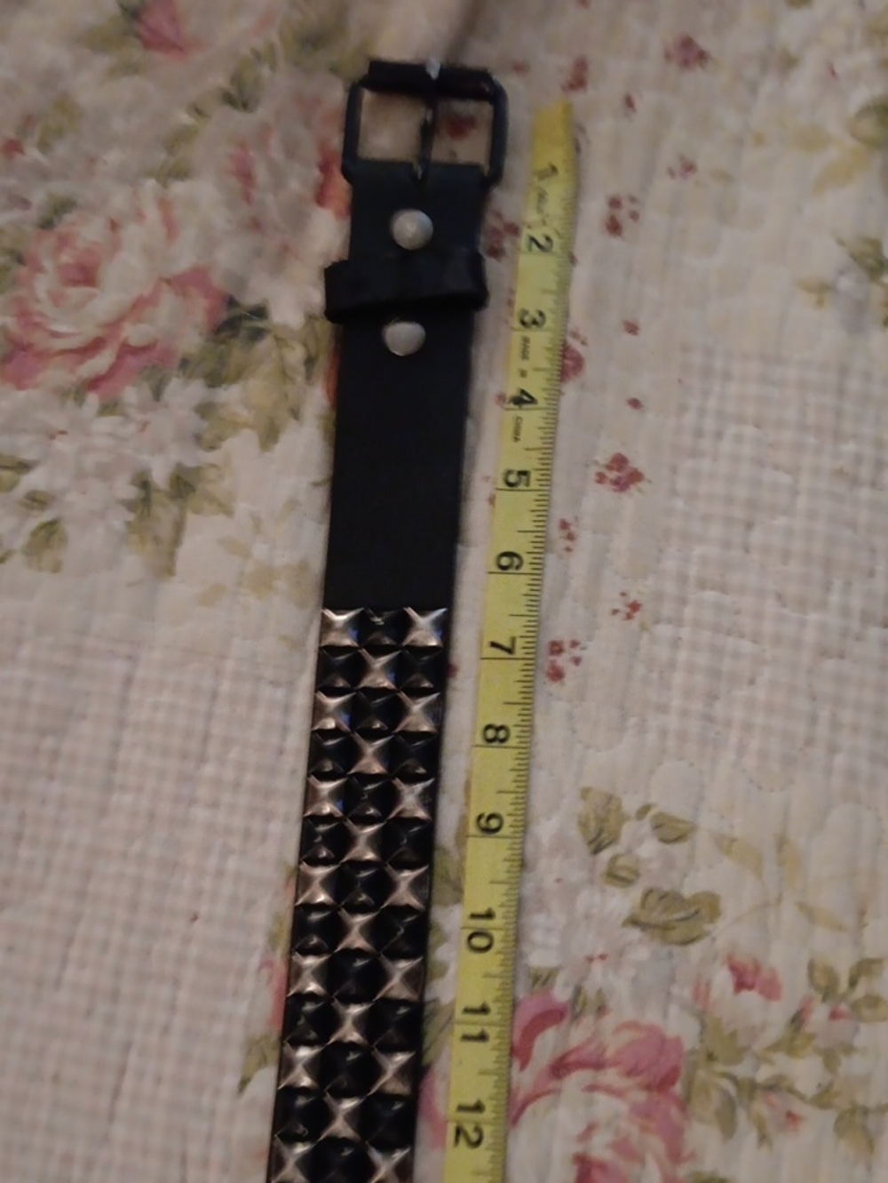 Black Studded Leather Belt for Men - Classic Punk Style - Hot Topic